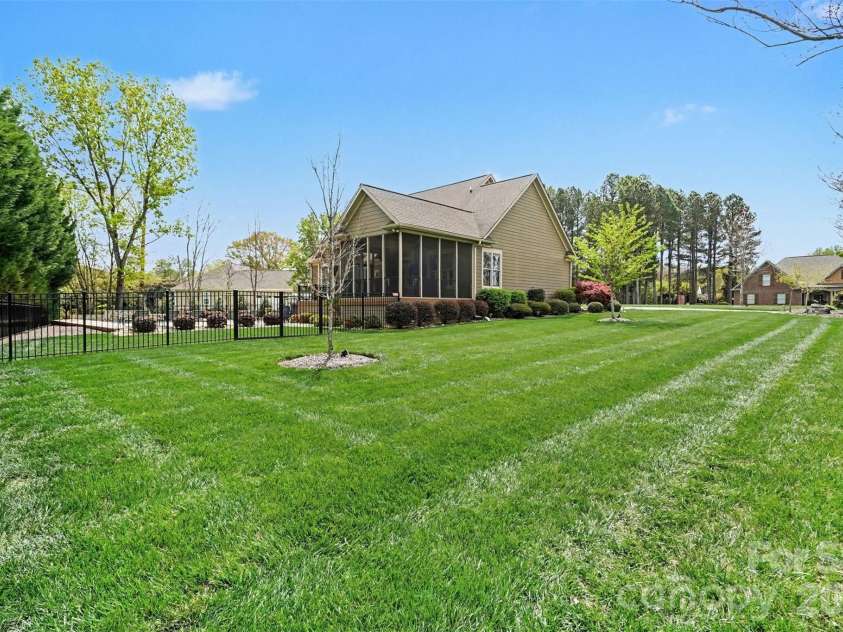 505 Williamsfield Drive, Shelby, NC 28150.  MLS# CAR4351239, YatesRealty ID 17504. View from corner of back yard