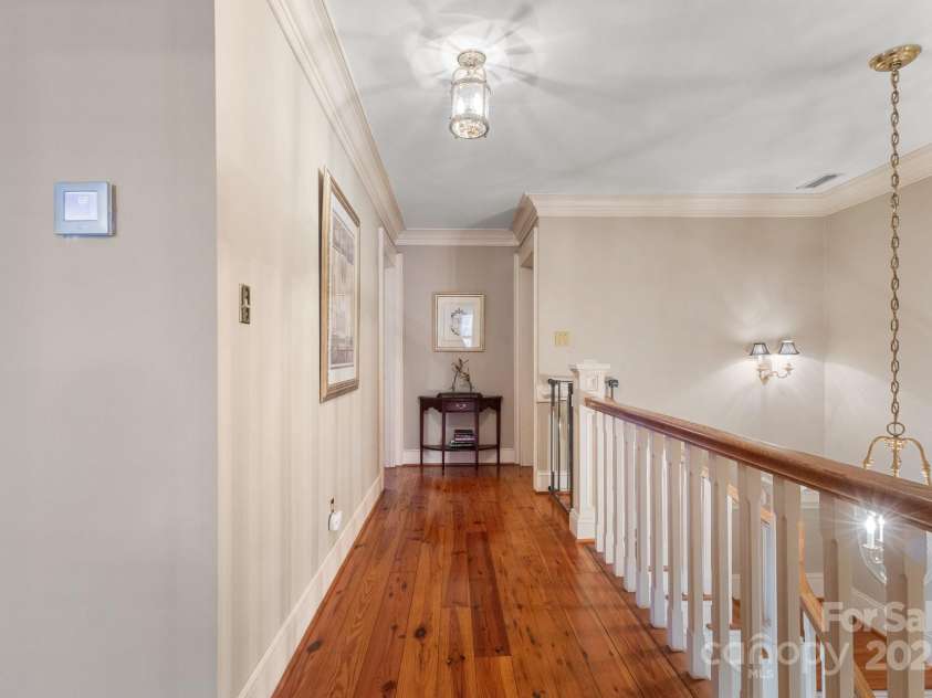 1335 Marion Street, Shelby, NC 28150.  MLS# CAR4220085, YatesRealty ID 17505. The upstairs hallway connects all of the bedrooms.