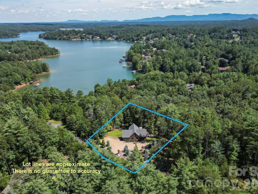 94 Osprey Roost Drive, Nebo, NC 28761.  MLS# CAR4296023, YatesRealty ID 17519. Aerial