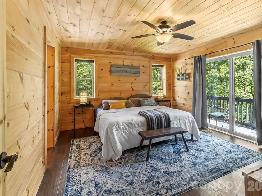 94 Osprey Roost Drive, Nebo, NC 28761.  MLS# CAR4296023, YatesRealty ID 17519. Primary bedroom