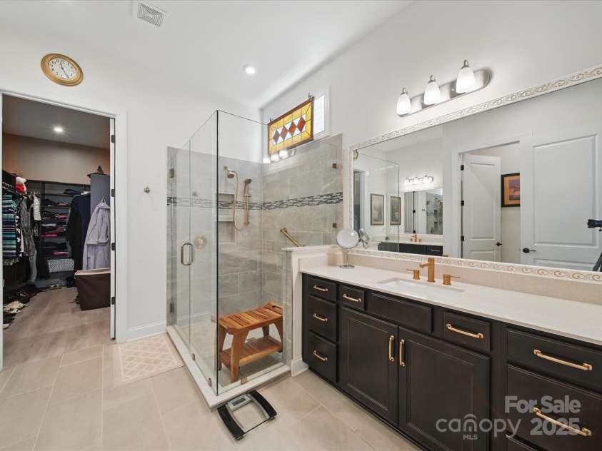 6015 Waldorf Avenue, Monroe, NC 28110.  MLS# CAR4266033, YatesRealty ID 17527. Primary Bathroom