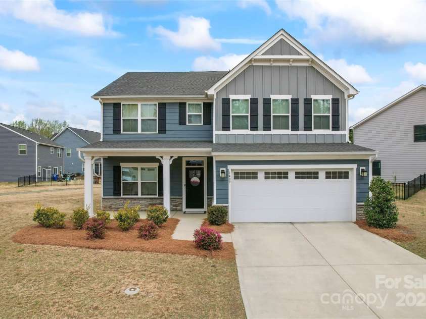 1409 Augustus Beamon Drive, Indian Trail, NC 28079.  MLS# CAR4241374, YatesRealty ID 17533. 