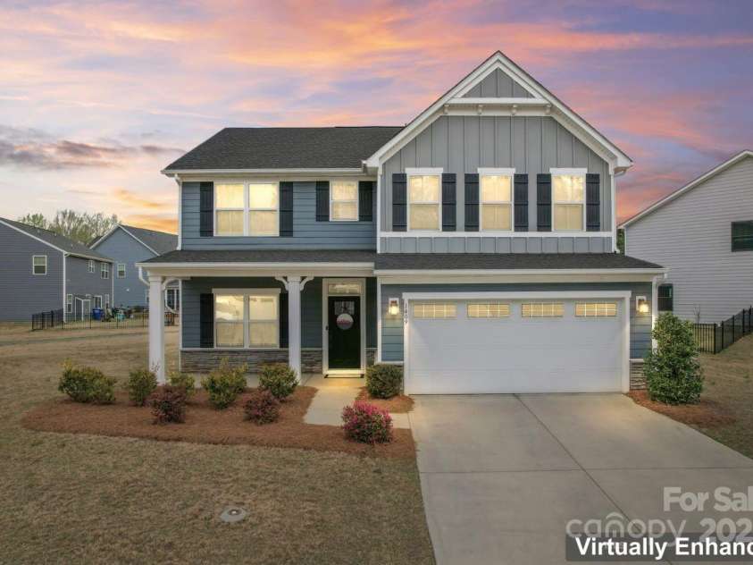 1409 Augustus Beamon Drive, Indian Trail, NC 28079.  MLS# CAR4241374, YatesRealty ID 17533. 