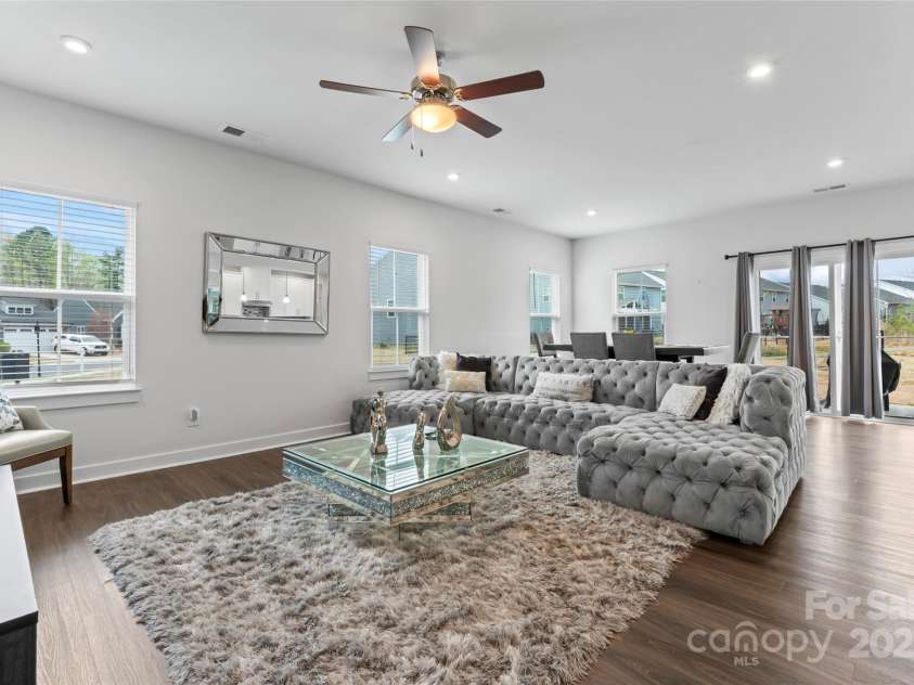 1409 Augustus Beamon Drive, Indian Trail, NC 28079.  MLS# CAR4241374, YatesRealty ID 17533. Open Livingroom