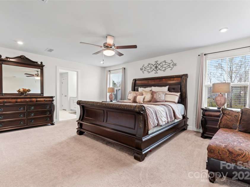 1409 Augustus Beamon Drive, Indian Trail, NC 28079.  MLS# CAR4241374, YatesRealty ID 17533. Primary Bedroom