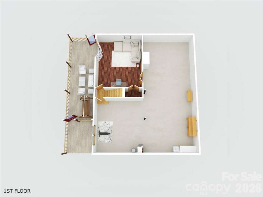 14 Weeping Cherry Forest Road, Fairview, NC 28730.  MLS# CAR4356619, YatesRealty ID 17536. Lower Level
