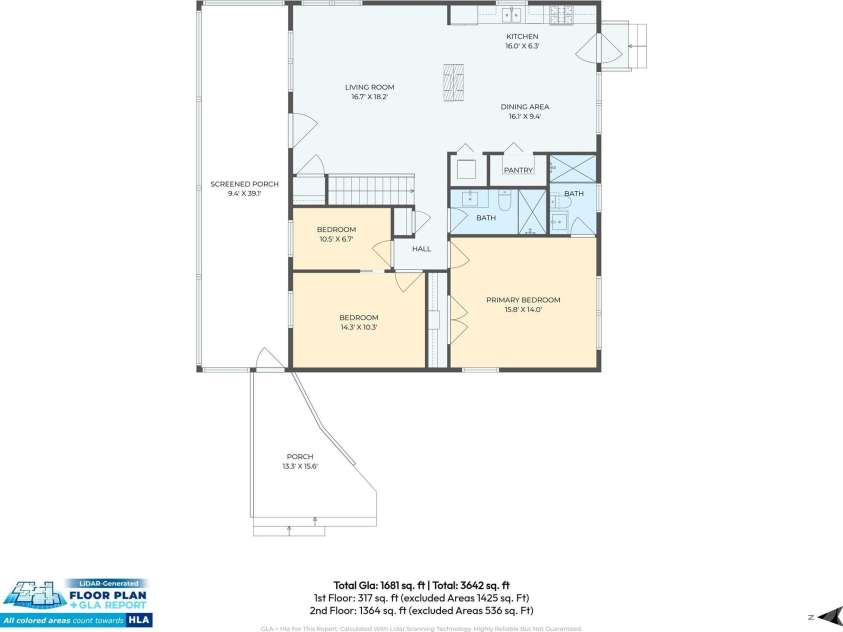 14 Weeping Cherry Forest Road, Fairview, NC 28730.  MLS# CAR4356619, YatesRealty ID 17536. Main Level