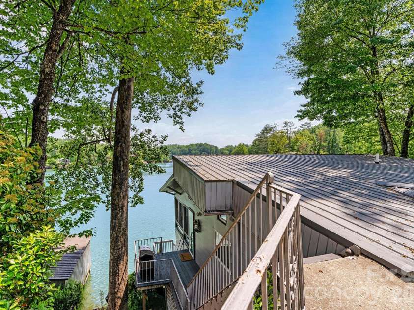 462 Charlotte Drive, Lake Lure, NC 28746.  MLS# CAR4375186, YatesRealty ID 17548. View from the Road