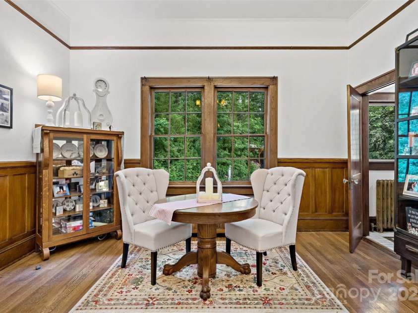 147 Preservation Way, Waynesville, NC 28786.  MLS# CAR4264584, YatesRealty ID 17550. Game table in living room