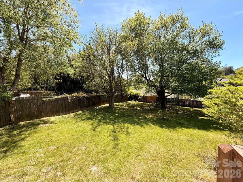 18 MIDWAY Street, Granite Falls, NC 28630.  MLS# CAR4373121, YatesRealty ID 17554. Fenced backyard