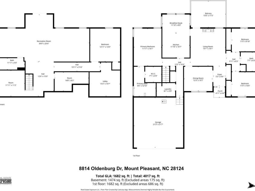 8814 Oldenburg Drive, Mount Pleasant, NC 28124.  MLS# CAR4372176, YatesRealty ID 17557. 