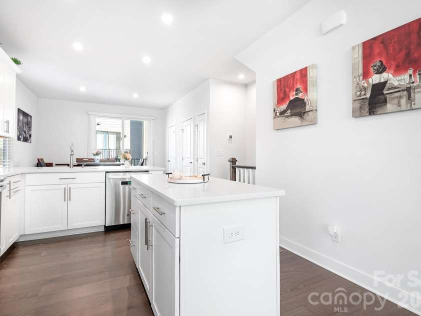 1226 Gleason Way, Charlotte, NC 28217.  MLS# CAR4405911, YatesRealty ID 17562. Functional kitchen island with built-in storage