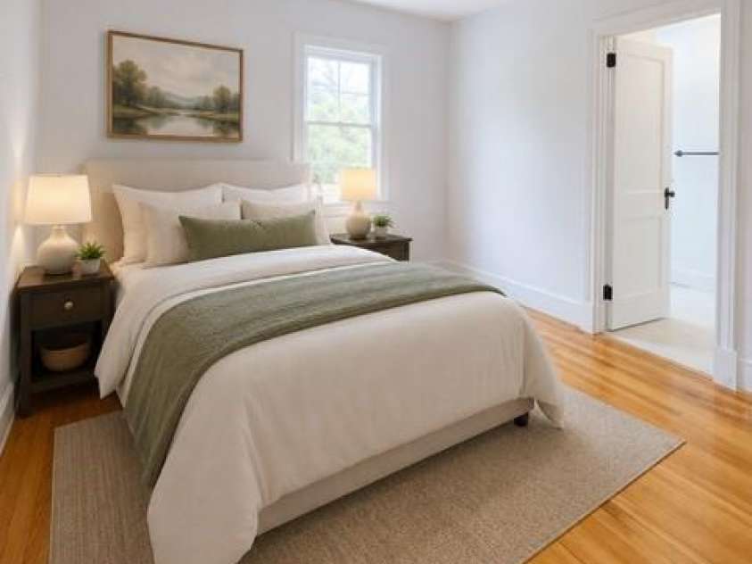 804 Congress Street, York, SC 29745.  MLS# CAR4351461, YatesRealty ID 17564. Virtually staged bedroom