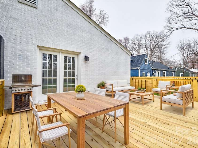 804 Congress Street, York, SC 29745.  MLS# CAR4351461, YatesRealty ID 17564. Virtually staged deck