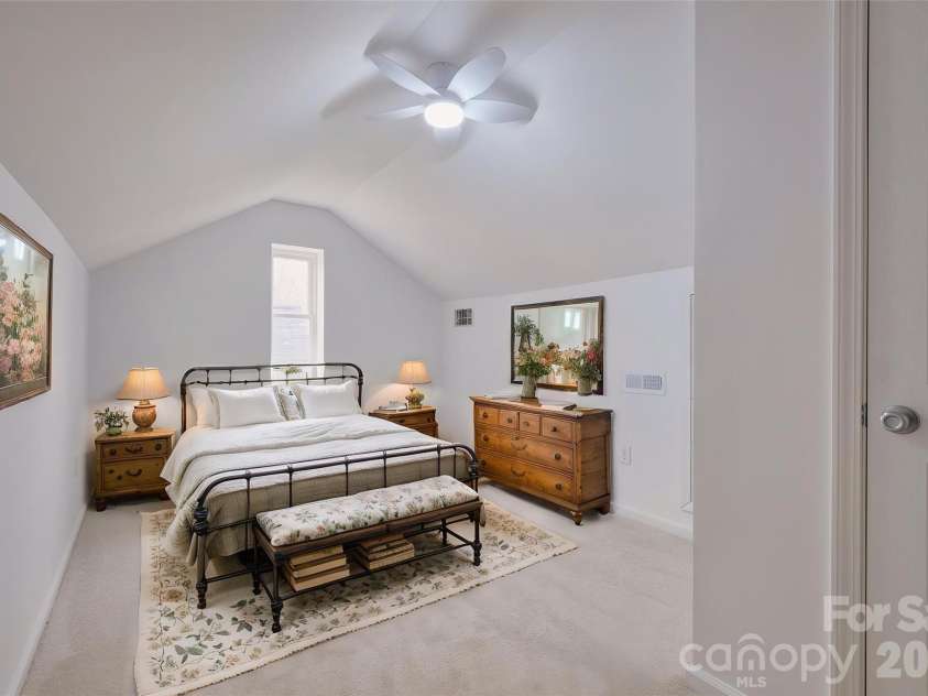 804 Congress Street, York, SC 29745.  MLS# CAR4351461, YatesRealty ID 17564. Virtually staged upstairs bedroom