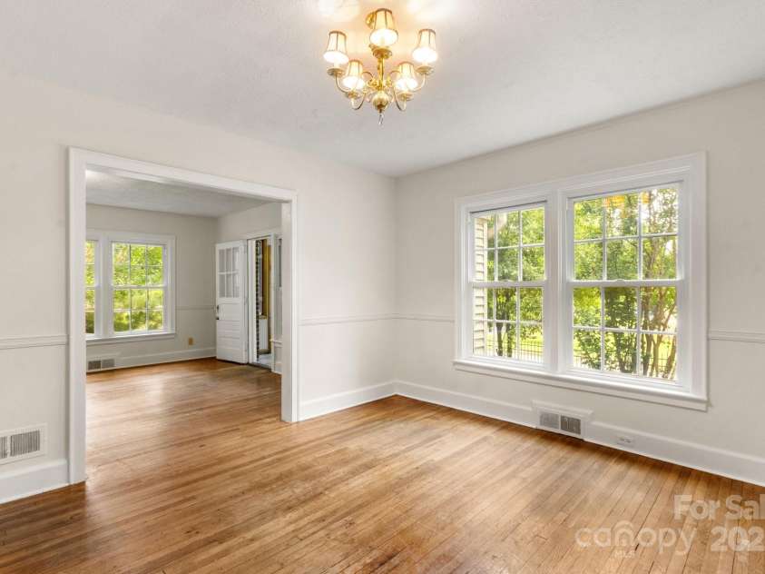 728 Blanton Street, Shelby, NC 28150.  MLS# CAR4274982, YatesRealty ID 1757. The large dining room is conveniently located between the living room and the kitchen.