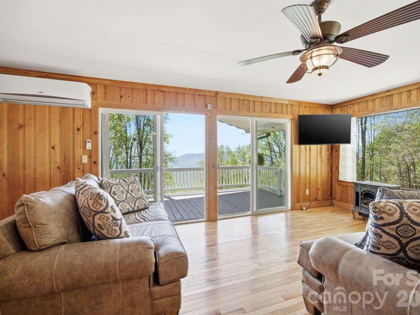 199 Alpine Drive, Marion, NC 28655.  MLS# CAR4371799, YatesRealty ID 17572. Living room