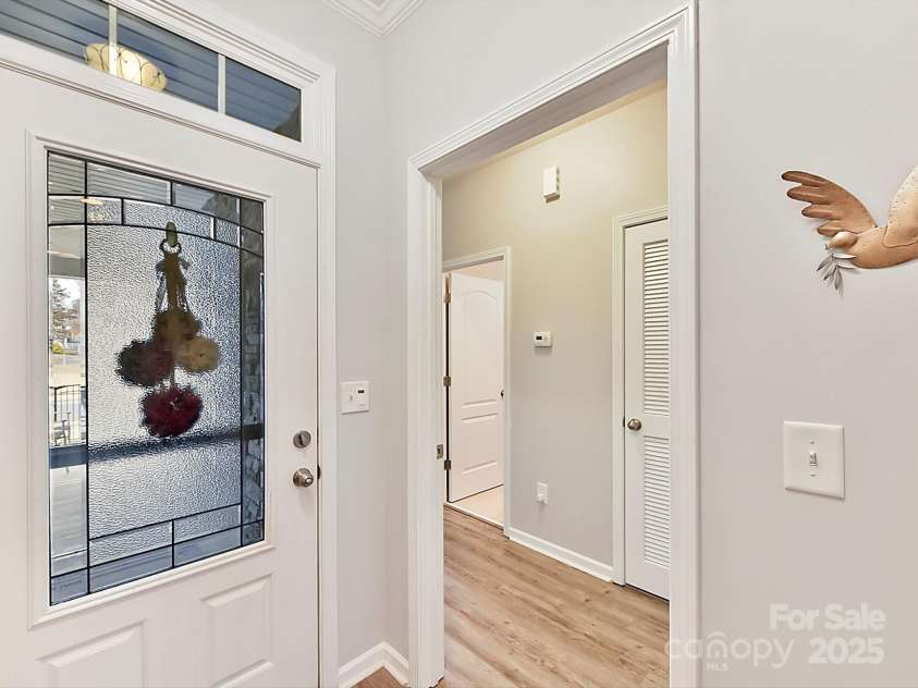 3020 Sewee Lane, Waxhaw, NC 28173.  MLS# CAR4210967, YatesRealty ID 17573. Front door and doorway leading into additional rooms on main