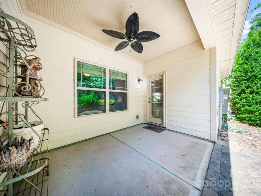 204 Aztec Circle, Mooresville, NC 28117.  MLS# CAR4256248, YatesRealty ID 17590. Covered patio with phantom screen