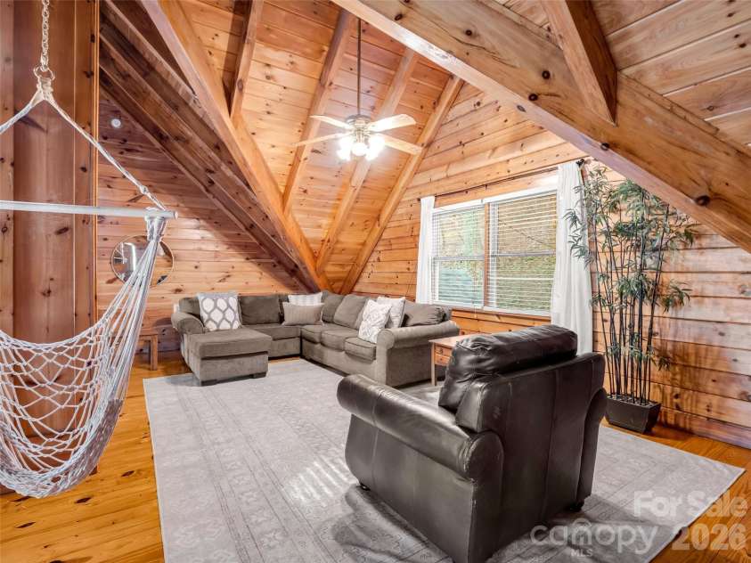 446 Rainbow Circle, Lake Lure, NC 28746.  MLS# CAR4329163, YatesRealty ID 17596. Loft area for additional guests or quite time