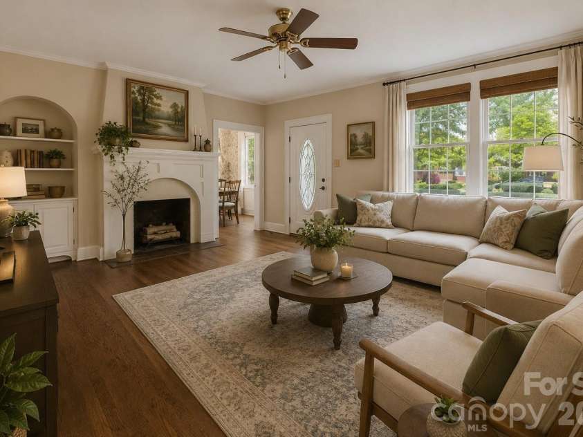 205 Thompson Street, Shelby, NC 28150.  MLS# CAR4362841, YatesRealty ID 17607. VIRTUALLY STAGED