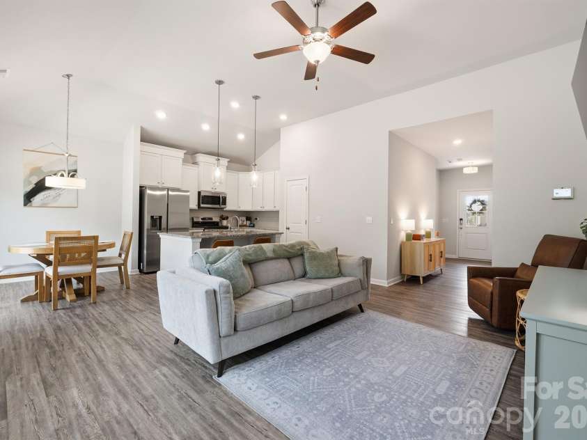 8220 Mccormick Street, Terrell, NC 28682.  MLS# CAR4366340, YatesRealty ID 17612. Living/Kitchen
