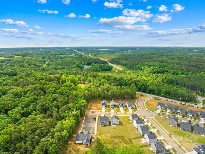 2012 Slippery Rock Lane, Monroe, NC 28112.  MLS# CAR4254681, YatesRealty ID 17633. Aerial View