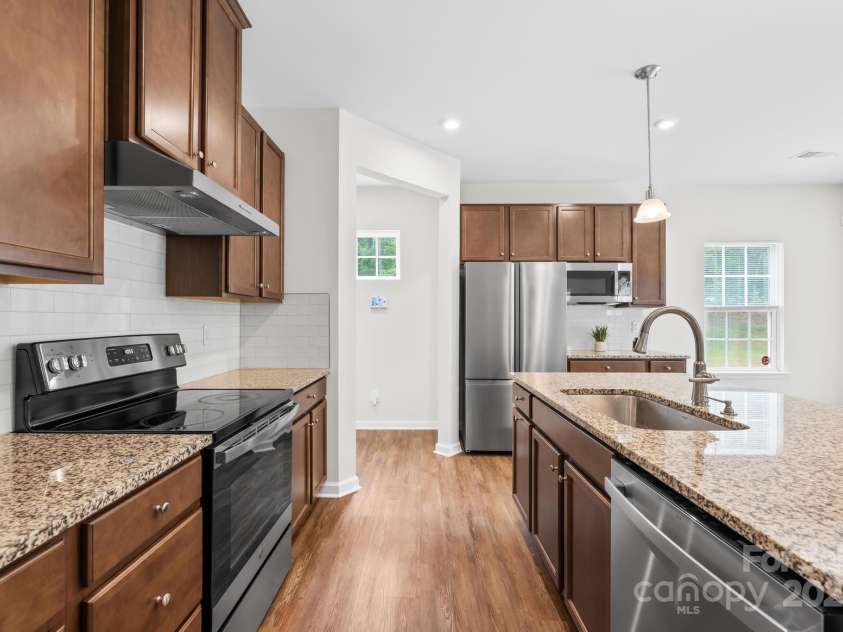 2012 Slippery Rock Lane, Monroe, NC 28112.  MLS# CAR4254681, YatesRealty ID 17633. Kitchen View