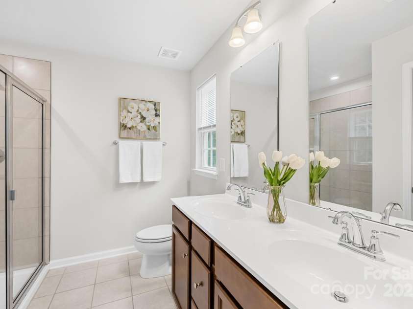 2012 Slippery Rock Lane, Monroe, NC 28112.  MLS# CAR4254681, YatesRealty ID 17633. Primary Bathroom