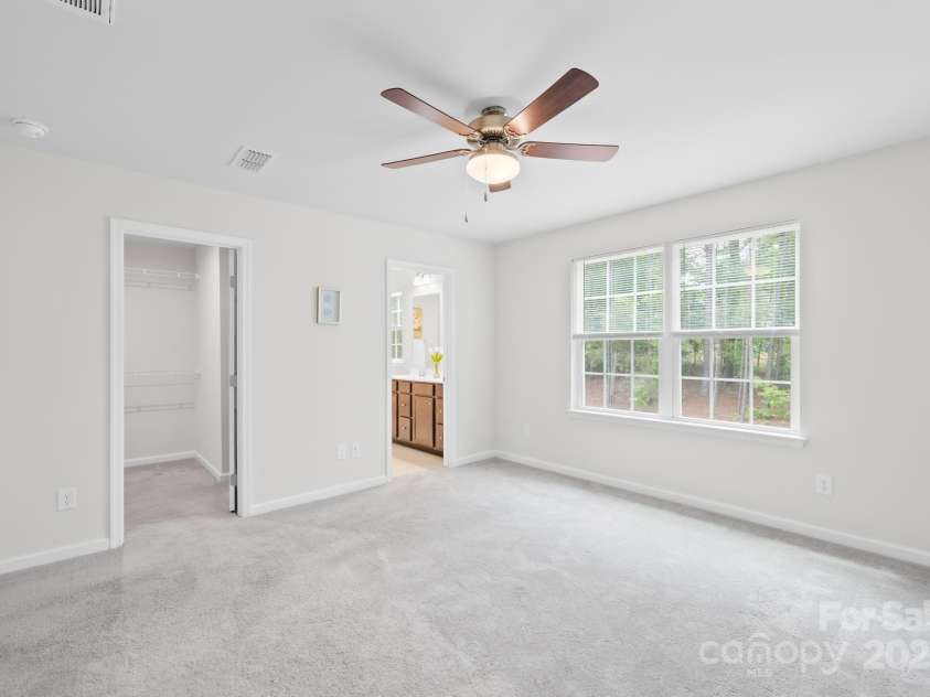 2012 Slippery Rock Lane, Monroe, NC 28112.  MLS# CAR4254681, YatesRealty ID 17633. Primary Bedroom