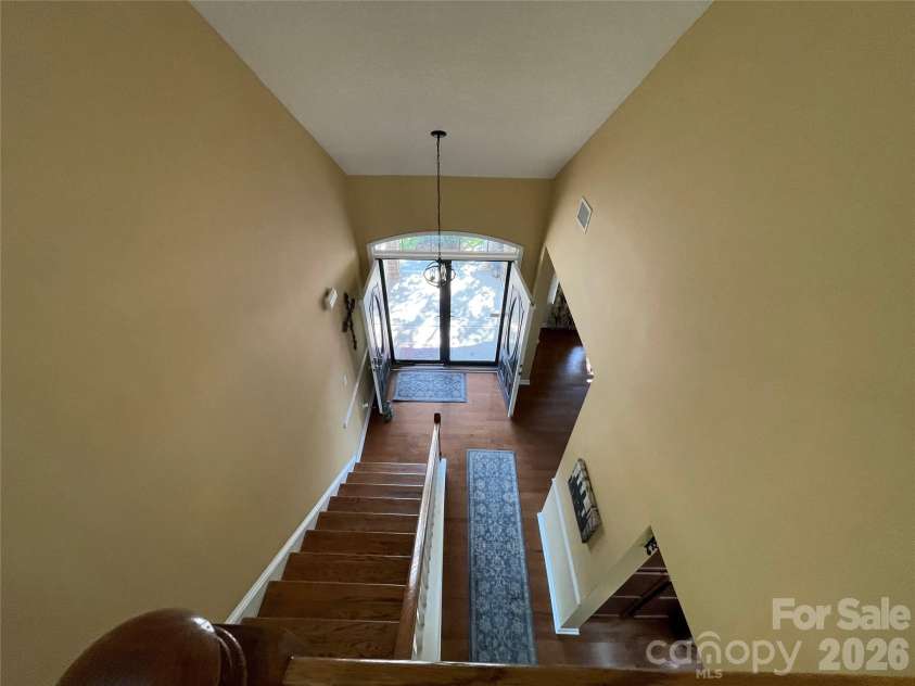 308 Tall Wheat Lane, Mount Holly, NC 28120.  MLS# CAR4306056, YatesRealty ID 17634. View down from Loft