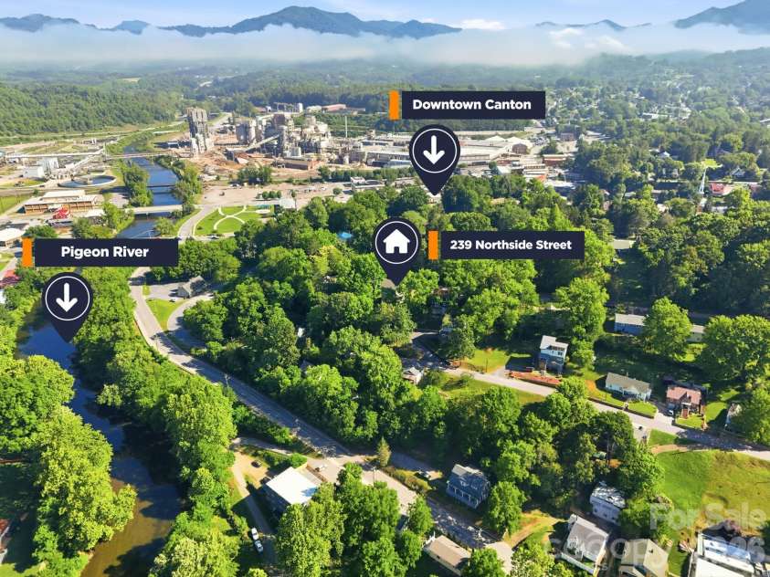 239 Northside Street, Canton, NC 28716.  MLS# CAR4349371, YatesRealty ID 17639. 