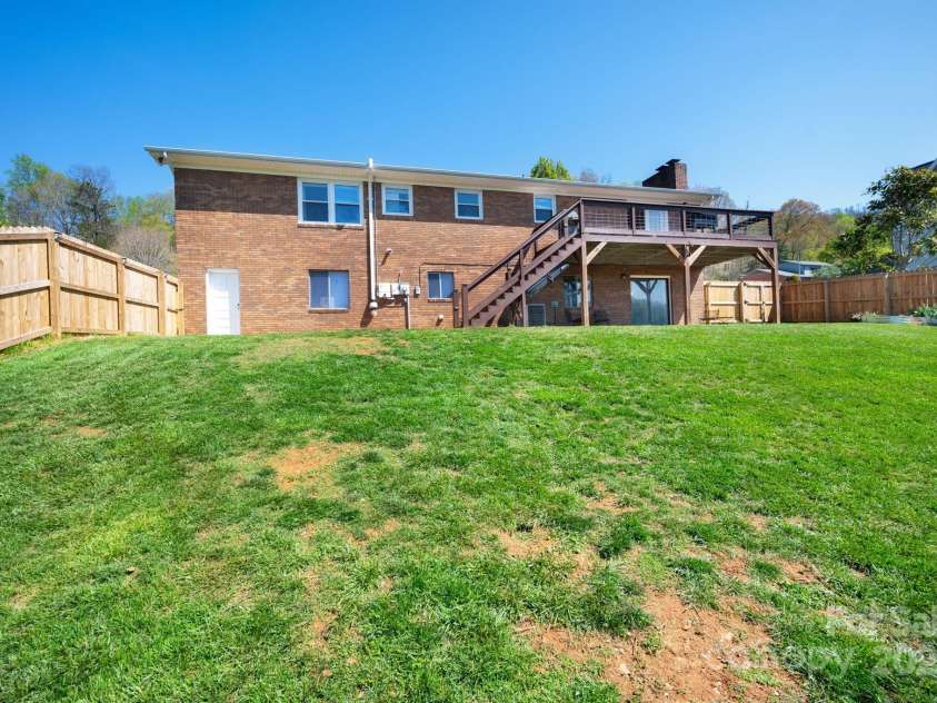 58 Braddock Way, Asheville, NC 28803.  MLS# CAR4246877, YatesRealty ID 17643. View of the Backside of the House