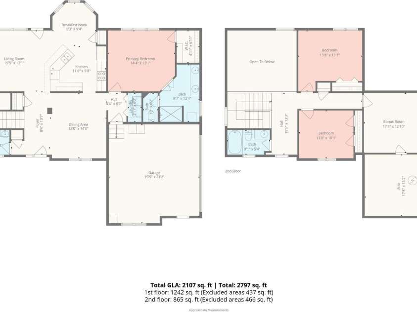 1131 Greenheather Drive, Salisbury, NC 28147.  MLS# CAR4357803, YatesRealty ID 17646. Floor Plan and Measurements