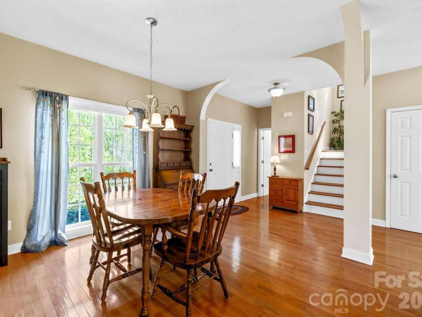 1131 Greenheather Drive, Salisbury, NC 28147.  MLS# CAR4357803, YatesRealty ID 17646. Foyer and Dining Area