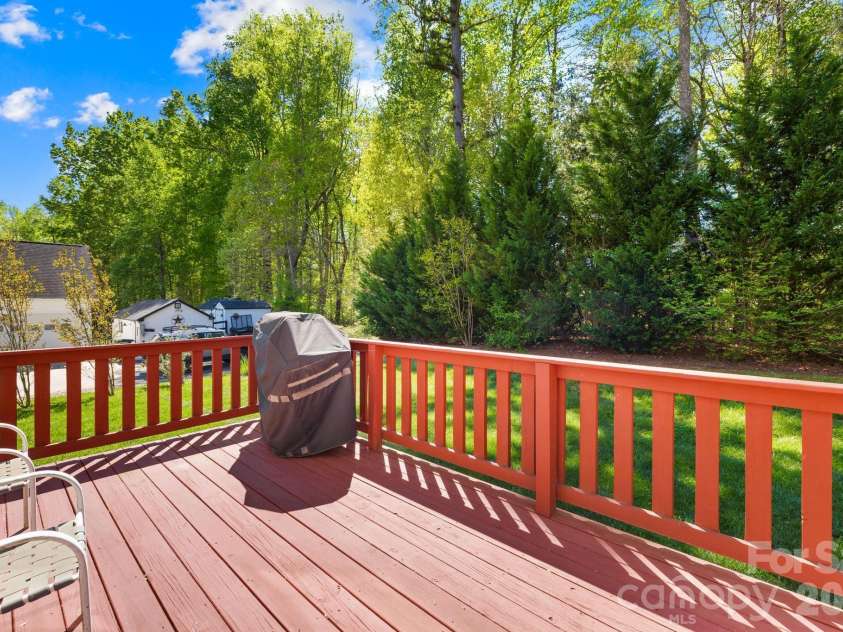 1131 Greenheather Drive, Salisbury, NC 28147.  MLS# CAR4357803, YatesRealty ID 17646. Nice deck for entertaining or just relaxing enjoying nature