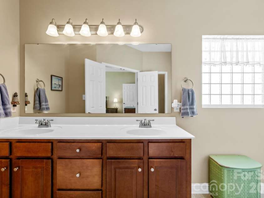 1131 Greenheather Drive, Salisbury, NC 28147.  MLS# CAR4357803, YatesRealty ID 17646. Primary Bathroom with Dual Vanity