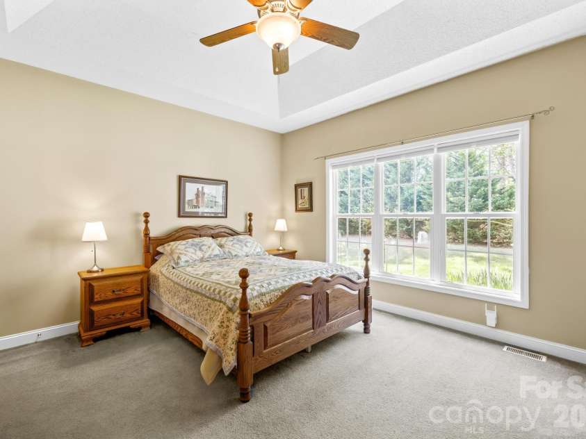 1131 Greenheather Drive, Salisbury, NC 28147.  MLS# CAR4357803, YatesRealty ID 17646. Primary Bedroom with Tray Ceilings