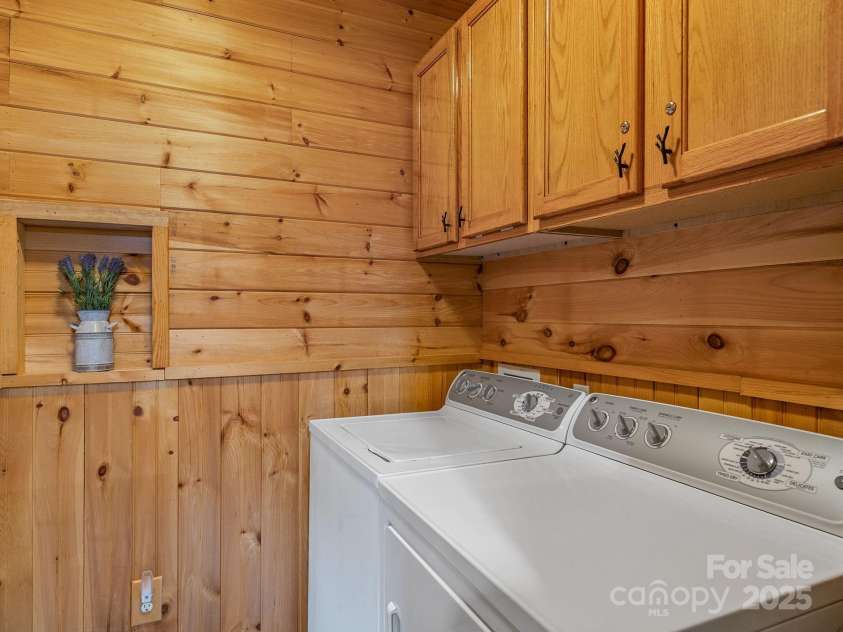 18 Lennox Road, Landrum, SC 29356.  MLS# CAR4253831, YatesRealty ID 17646. Laundry room with storage.