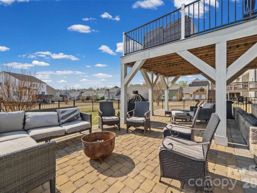 327 Hawks Creek Parkway, Fort Mill, SC 29708.  MLS# CAR4360891, YatesRealty ID 17649. Paver patio area 