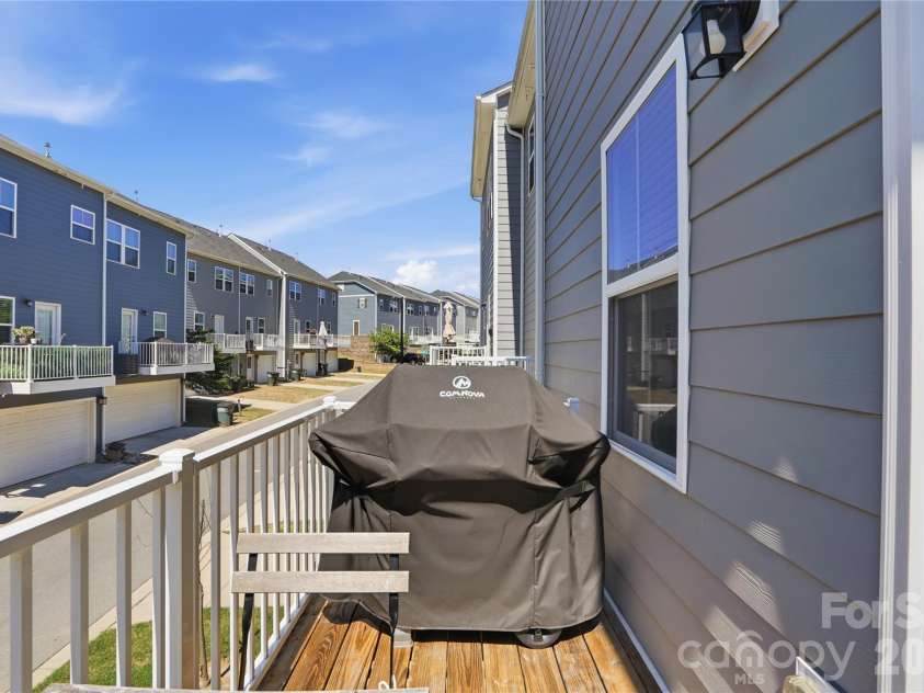1311 Ashbury Street, Charlotte, NC 28216.  MLS# CAR4370240, YatesRealty ID 17660. Deck - On Second Level