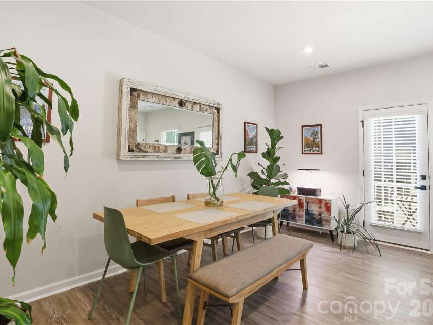 1311 Ashbury Street, Charlotte, NC 28216.  MLS# CAR4370240, YatesRealty ID 17660. Dining Space w/ access to deck