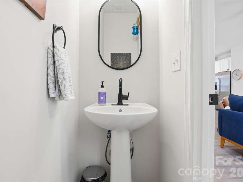 1311 Ashbury Street, Charlotte, NC 28216.  MLS# CAR4370240, YatesRealty ID 17660. Half Bathroom