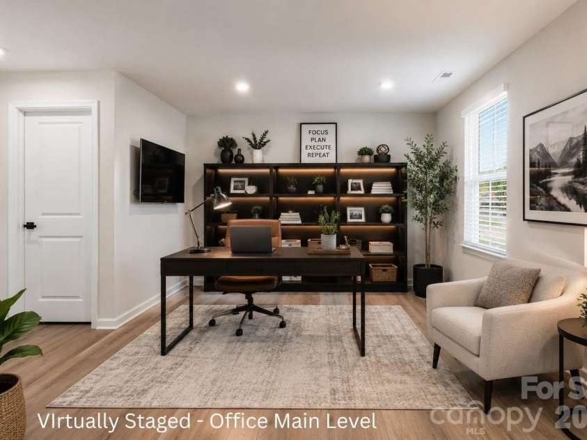 1311 Ashbury Street, Charlotte, NC 28216.  MLS# CAR4370240, YatesRealty ID 17660. Virtually Staged - Entry Level as Office Space