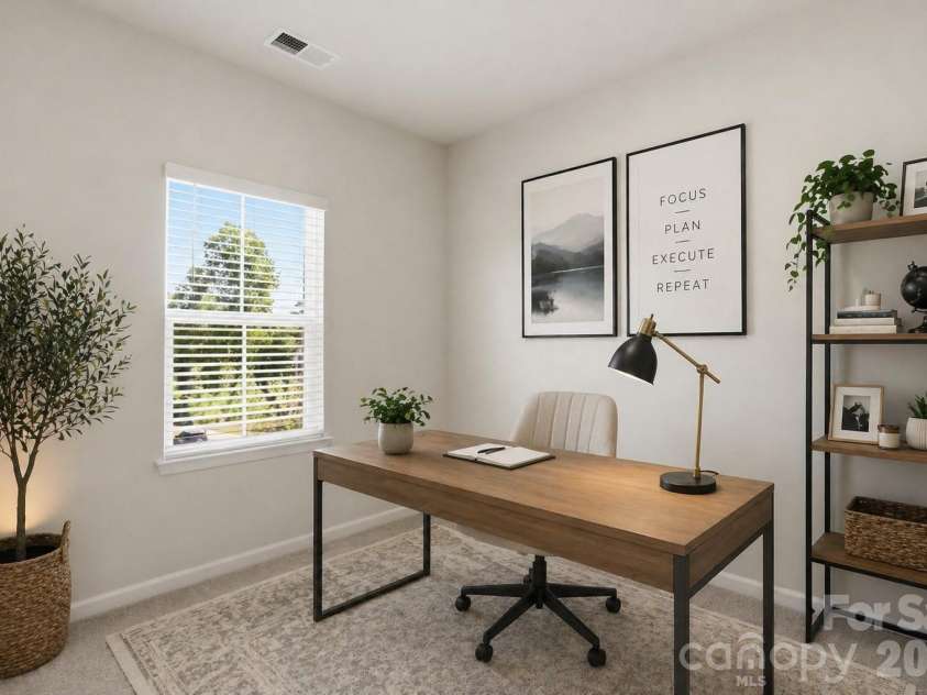 1311 Ashbury Street, Charlotte, NC 28216.  MLS# CAR4370240, YatesRealty ID 17660. Virtually Staged Third Bedroom