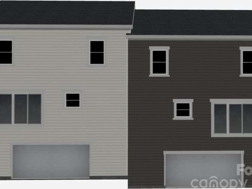 179 Cherry Springs Lane, Asheville, NC 28804.  MLS# CAR4360249, YatesRealty ID 17672. Exterior rear rendering; will have a deck off second level