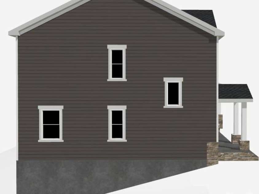 179 Cherry Springs Lane, Asheville, NC 28804.  MLS# CAR4360249, YatesRealty ID 17672. Exterior side rendering