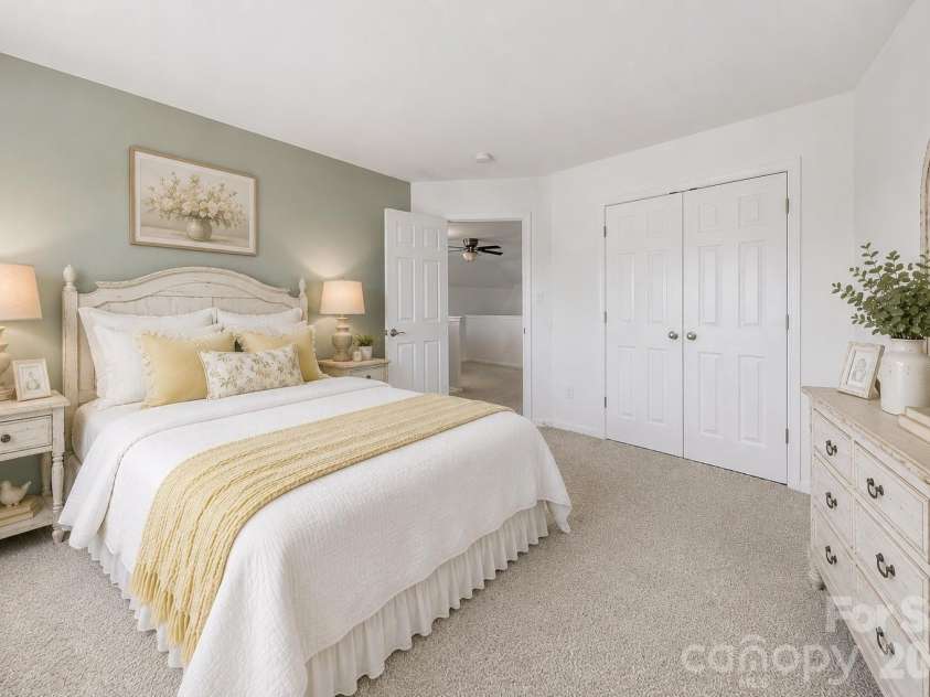 14721 Lions Pride Court, Charlotte, NC 28273.  MLS# CAR4396371, YatesRealty ID 17677. Virtually Staged 2nd Guest Bedroom