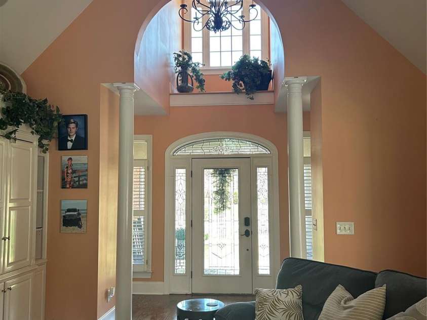 1308 Moonshadow Lane, Shelby, NC 28150.  MLS# CAR4237593, YatesRealty ID 17680. Foyer