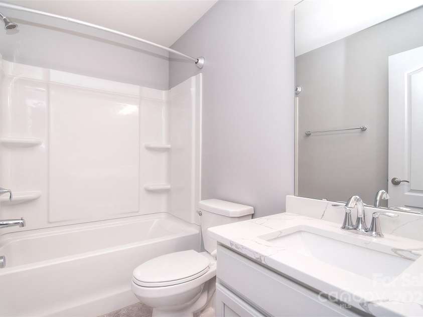 3073 Oliver Stanley Trail, Lancaster, SC 29720.  MLS# CAR4253520, YatesRealty ID 17689. The 3rd full bathroom upstairs.